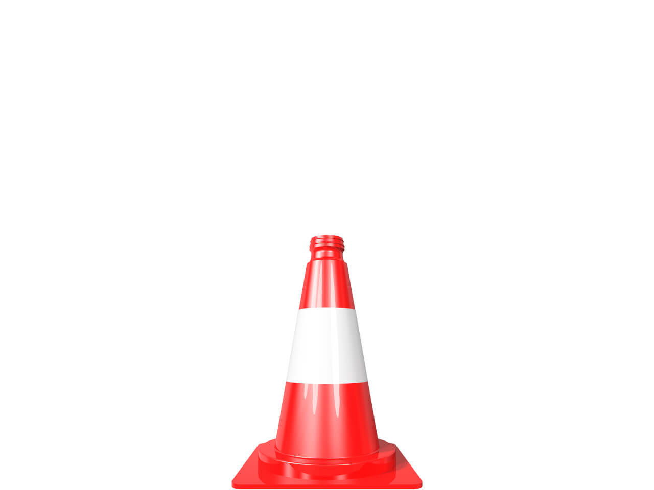 schake pylon 3l320 rot-weiss aus pvc