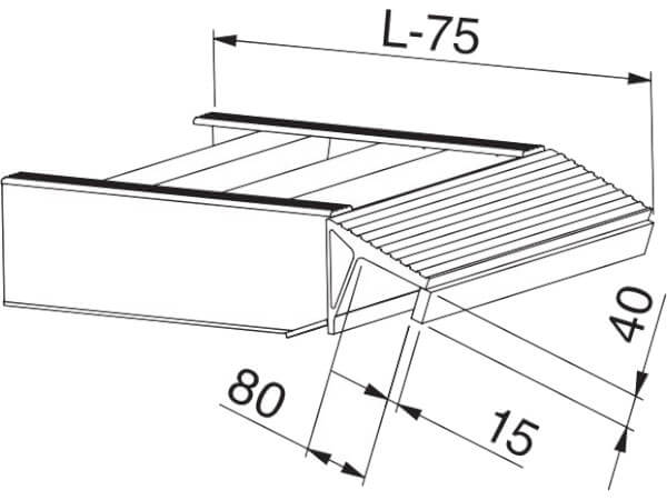 auflager mit einhaengehaken stirnseitig