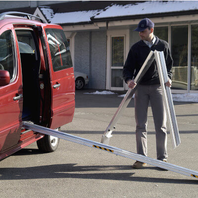 berater mobiler rollstuhlrampen (paar) fuer fahrzeuge