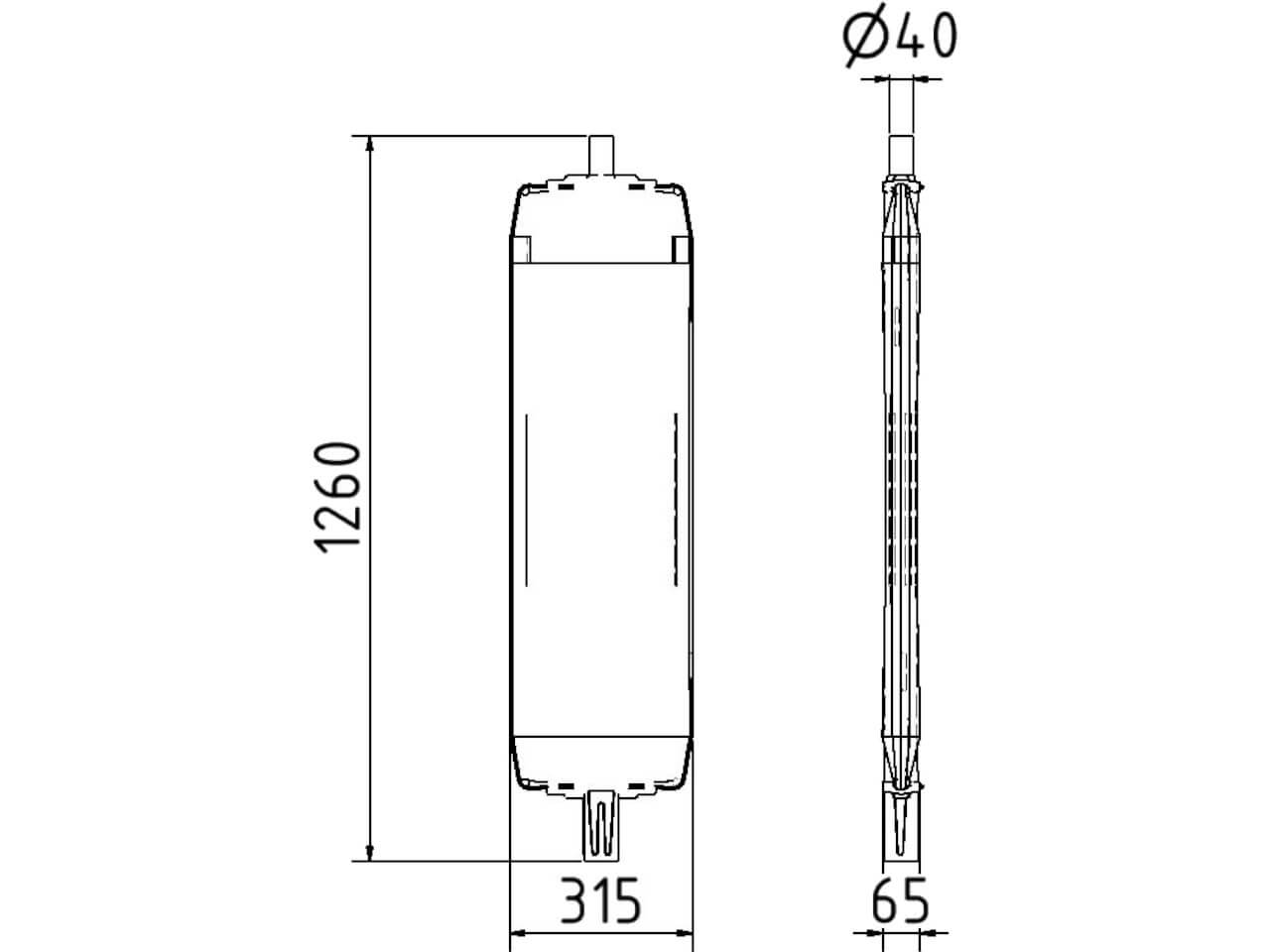 technische daten einer schake leitbake typ 60