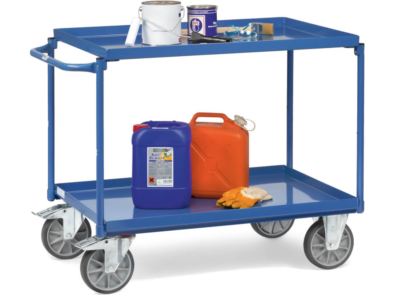 2-etagen tischwagen 4820 mit stahlblechwannen