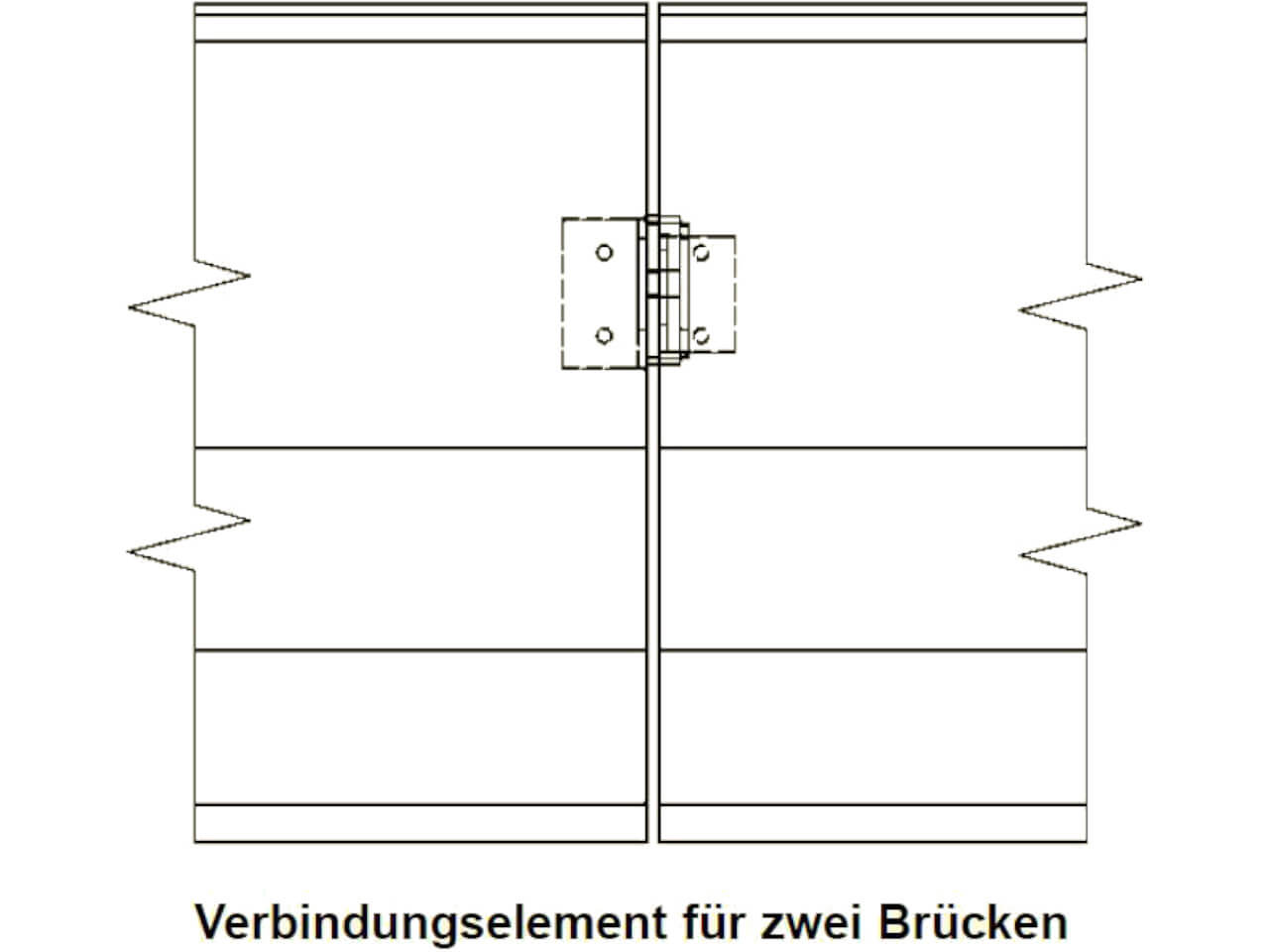 verbindungselement zwischen 2 bb bahnbruecken von altec