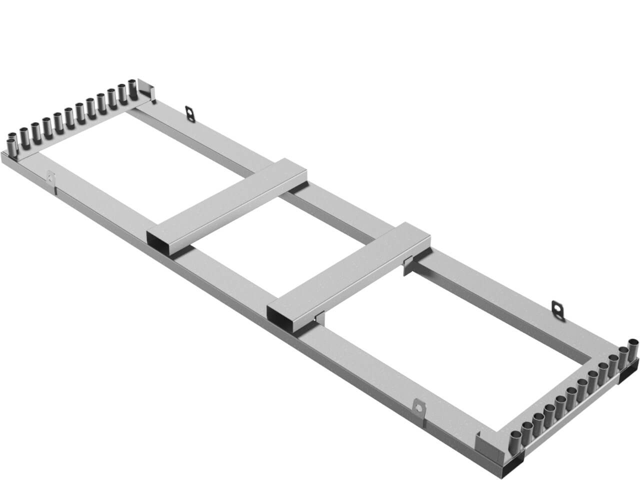 3b210 transport und lagerung traverse fuer 25 stueck mobile schake bauzaeune