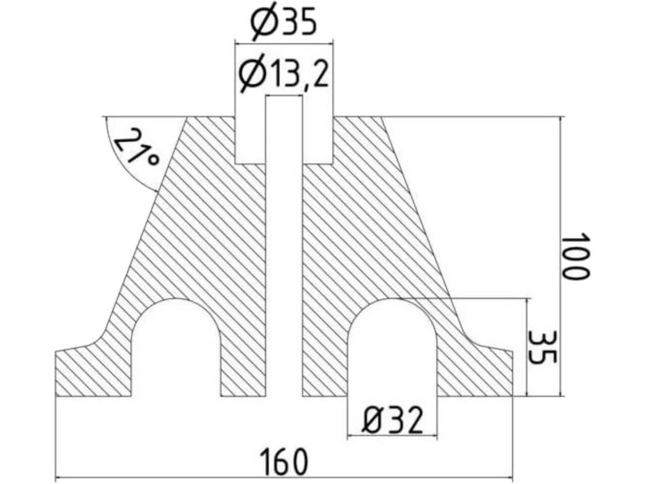 technische daten einer schake parkschwelle 3393-100