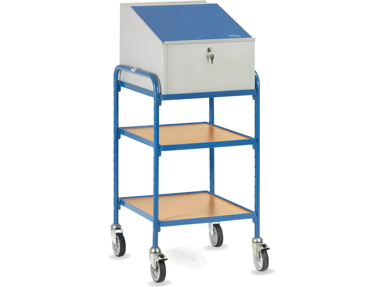 fetra rollpult 5844 mit aufklappbarer schreibplatte