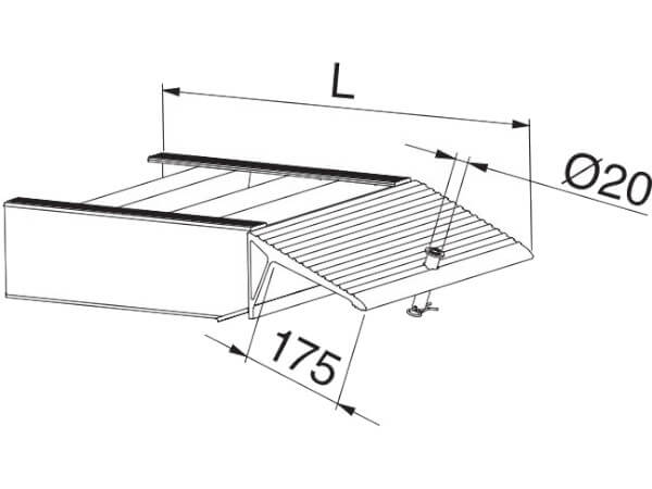 werkseitig angebrachtes auflager einer avss 150-170 oder 200