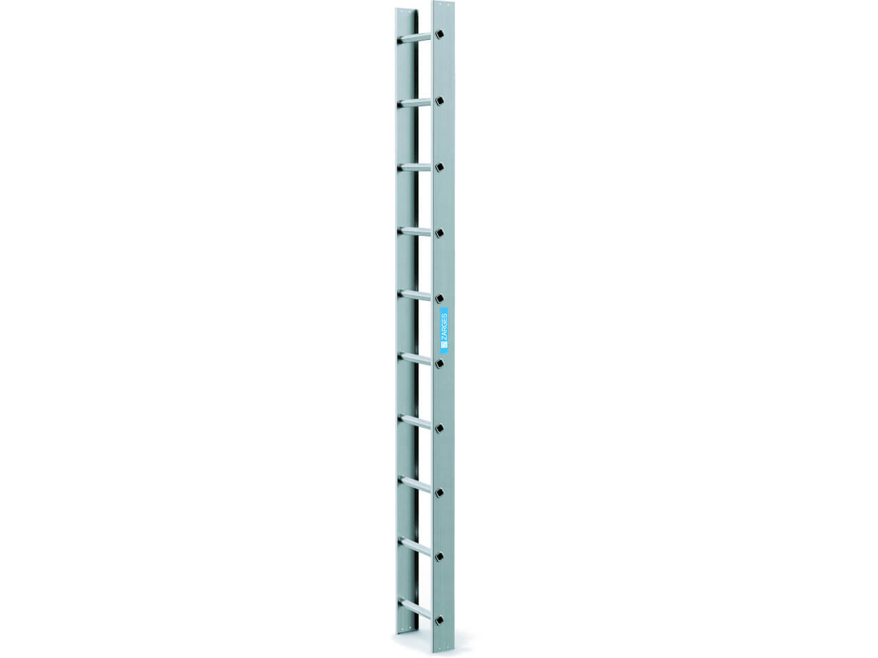 40396 - 10 sprossen alu dachleiter von zarges aus deutschland