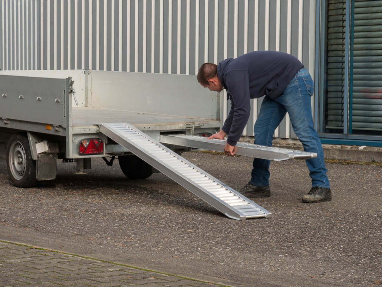 spezielle arten von auffahrrampe fuer anhaenger