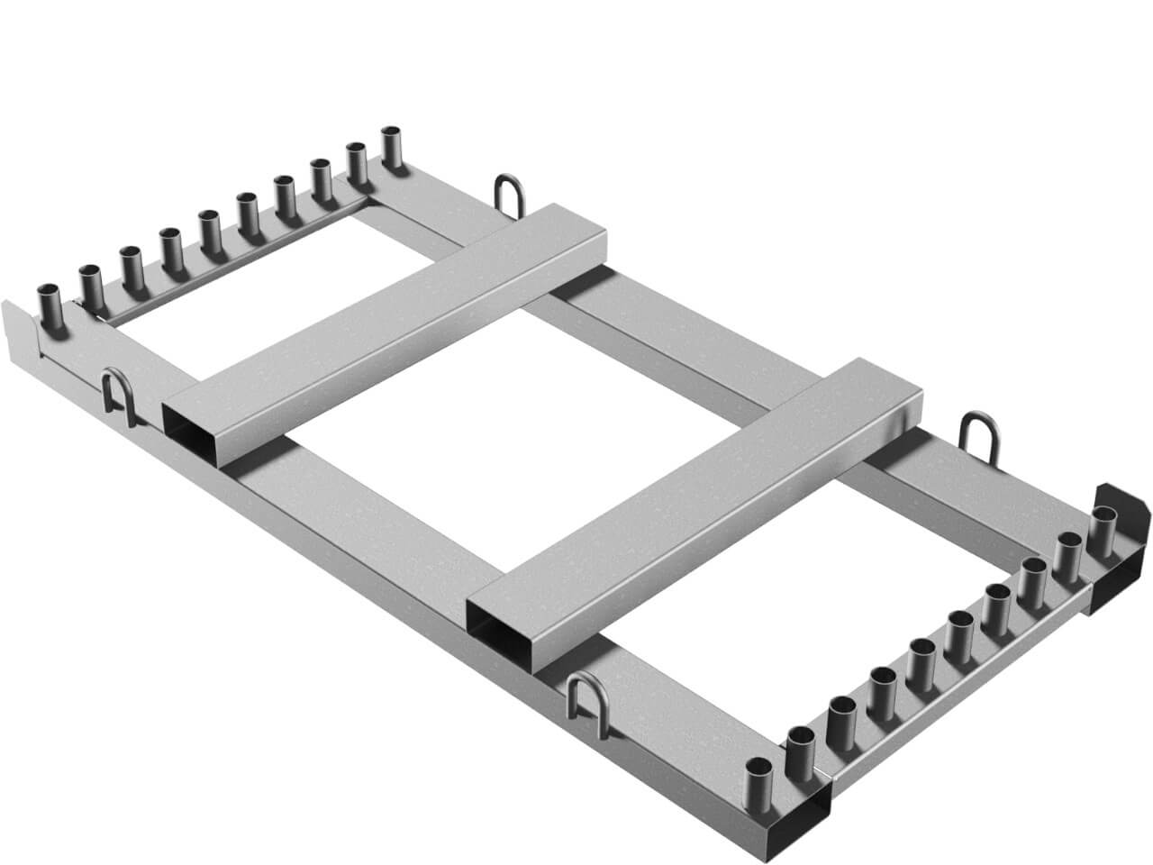 schake traverse 32000 fuer transport und lagerung von mobilen bauzaun