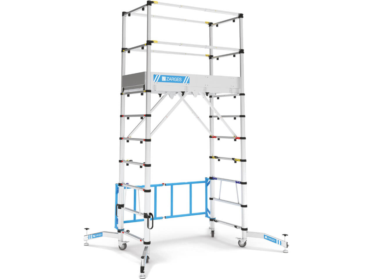 teletower zarges bis 2 meter plattformhoehe