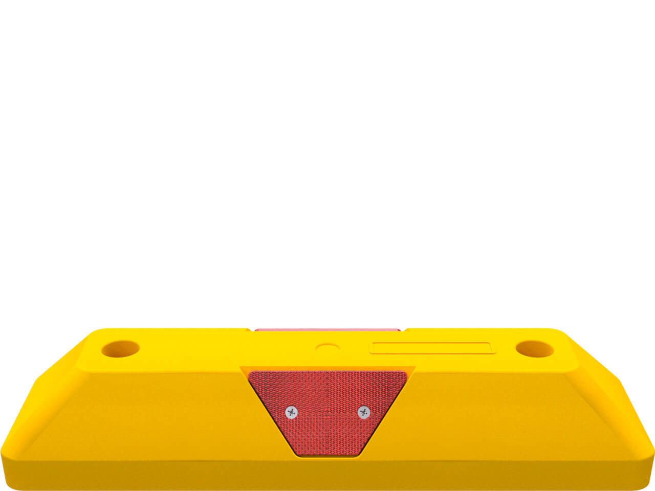 schake leitborde 3393-101 in gelber farbe mit roten reflektoren
