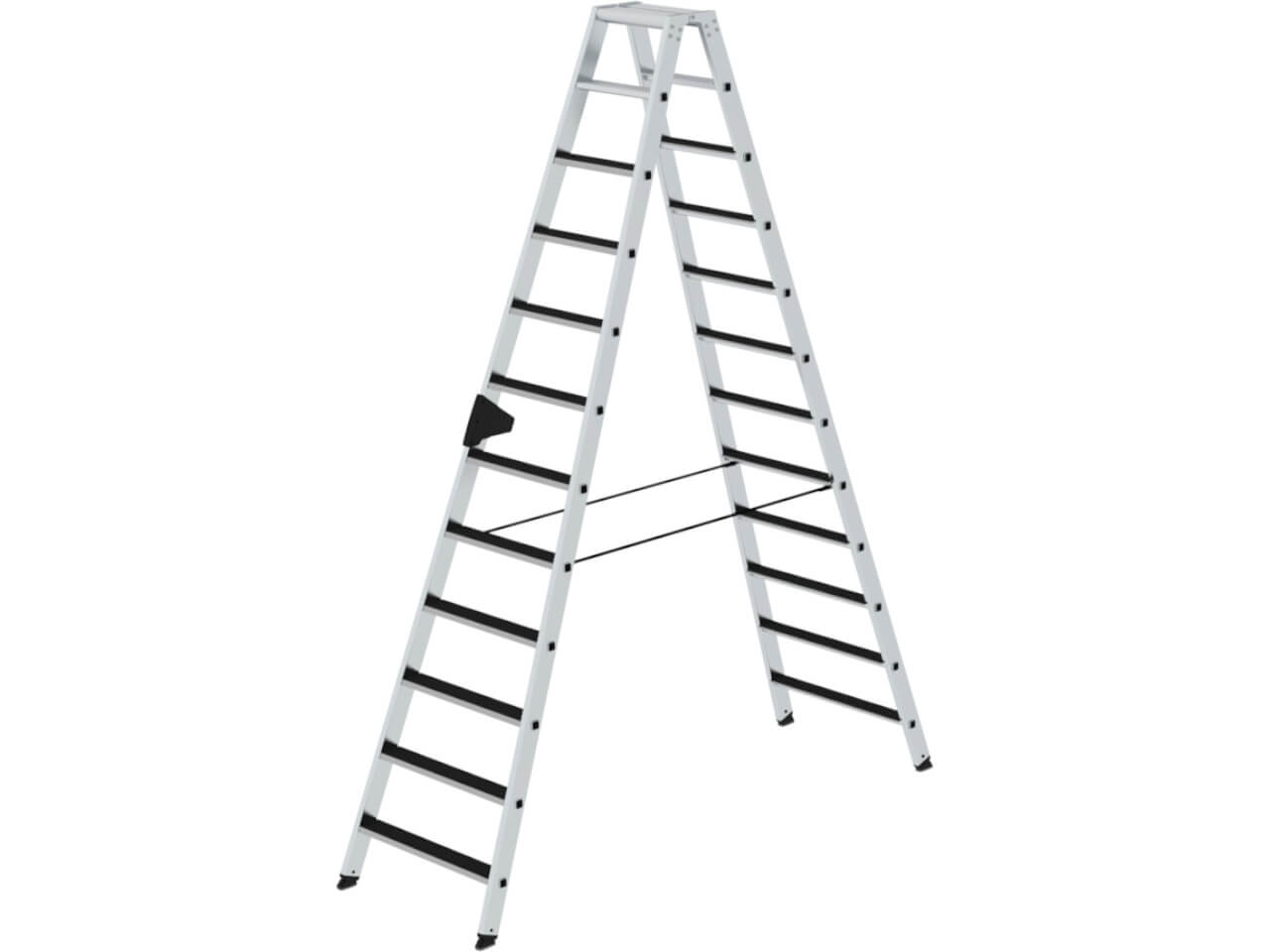 41612 2x12 sprossen stufen stehleiter von munk - guenzburger steigtechnik