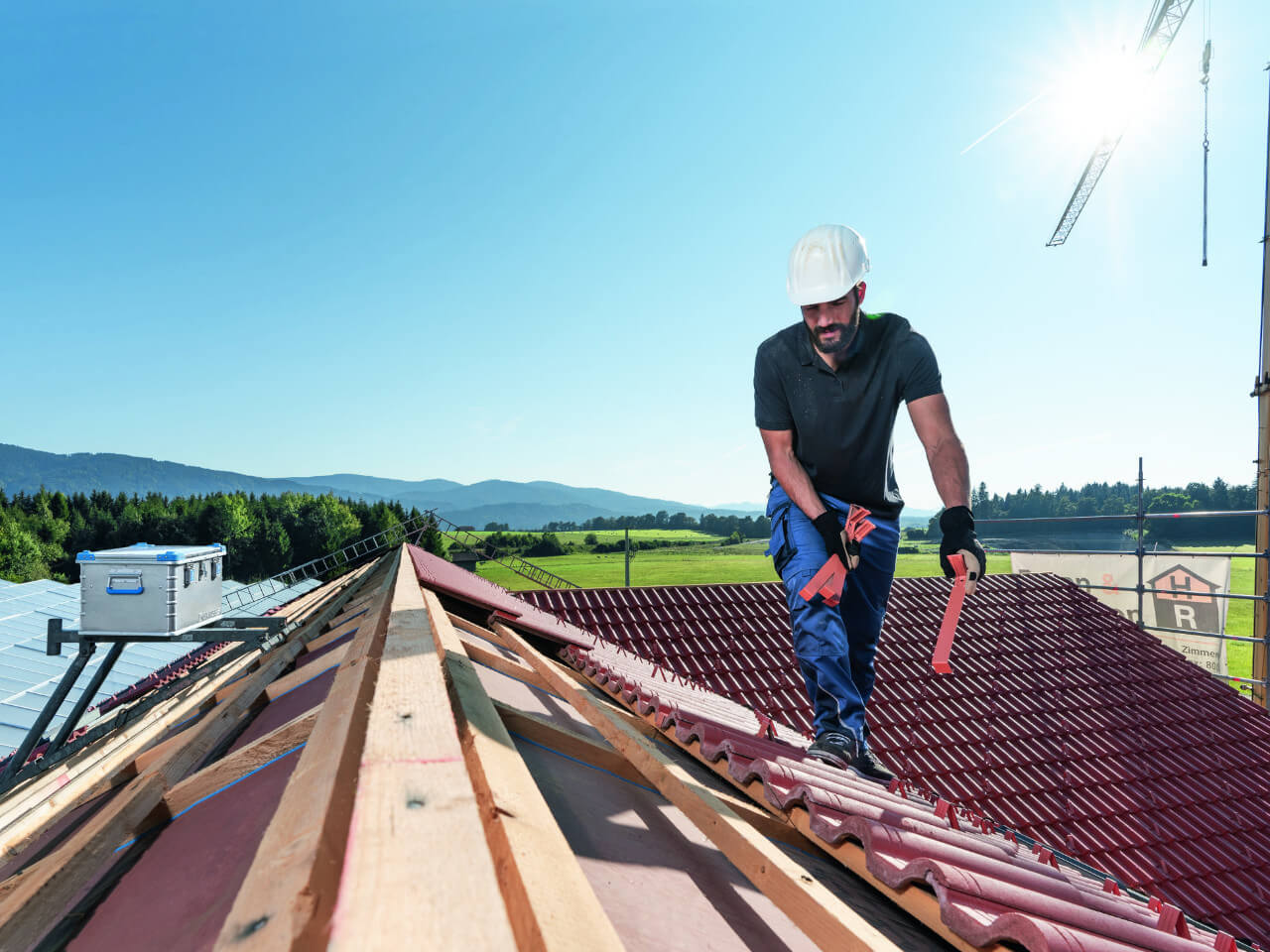 zarges eurobox zur nutzung einer werkzeugkiste vom dachdecker