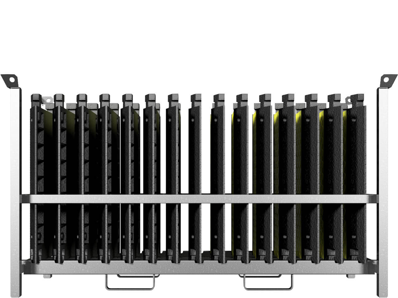 33934-set15 schake ueberfahrschutz system a im komplettset mit einer transportpalette