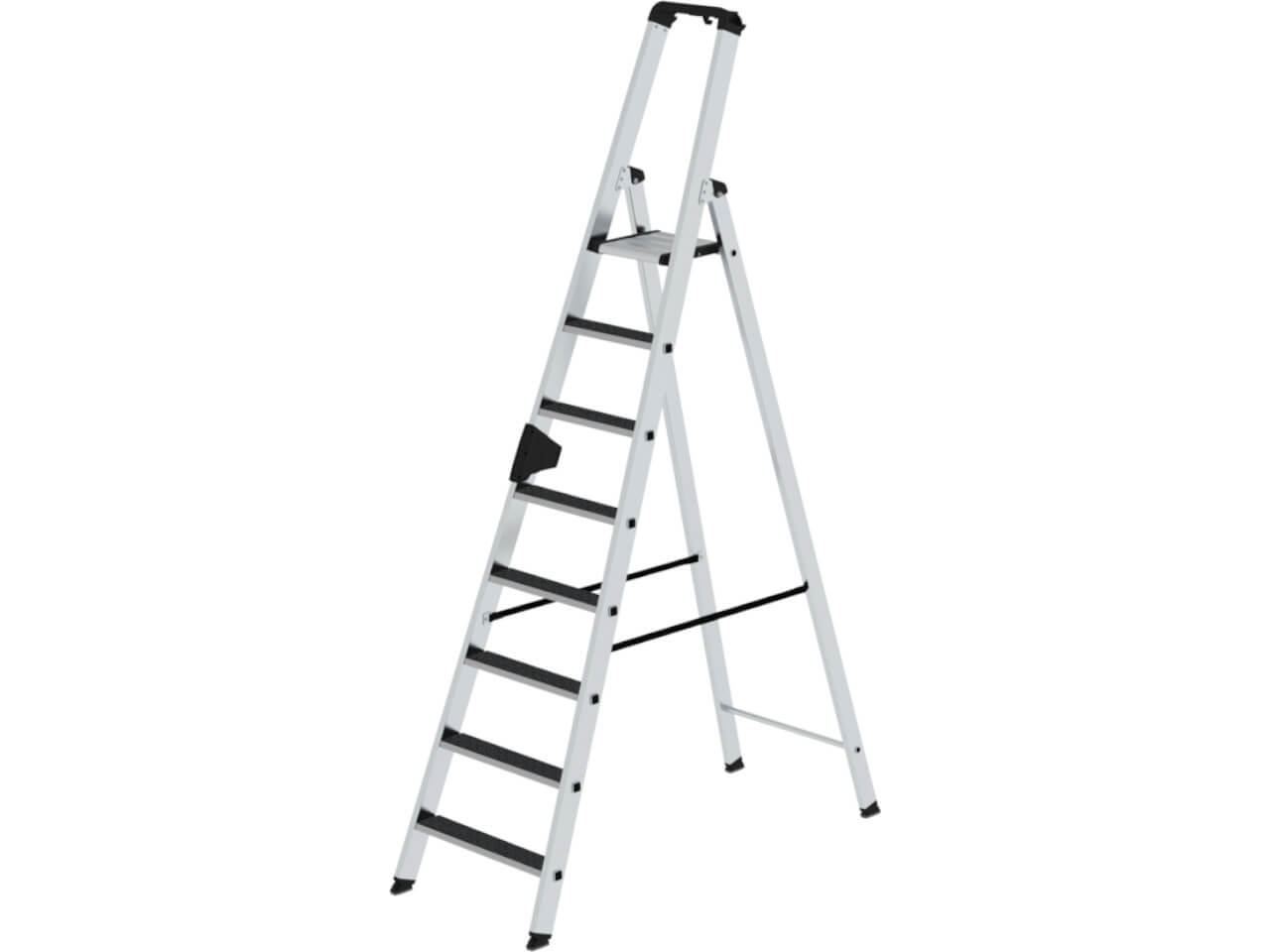41628 munk stufen-stehleiter aus aluminium mit r13 trittstufen