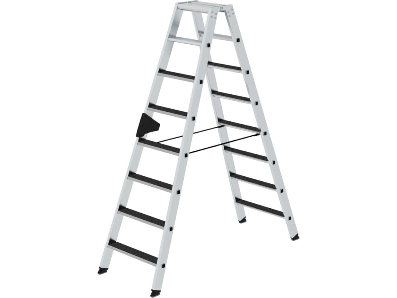 41641 beidseitig begehbare stufen stehleiter mit r13 clip-step von munk