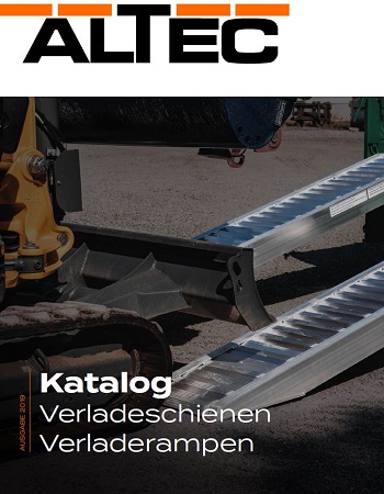 cover vom altec auffahrrampen pdf-katalog im thiele-shop