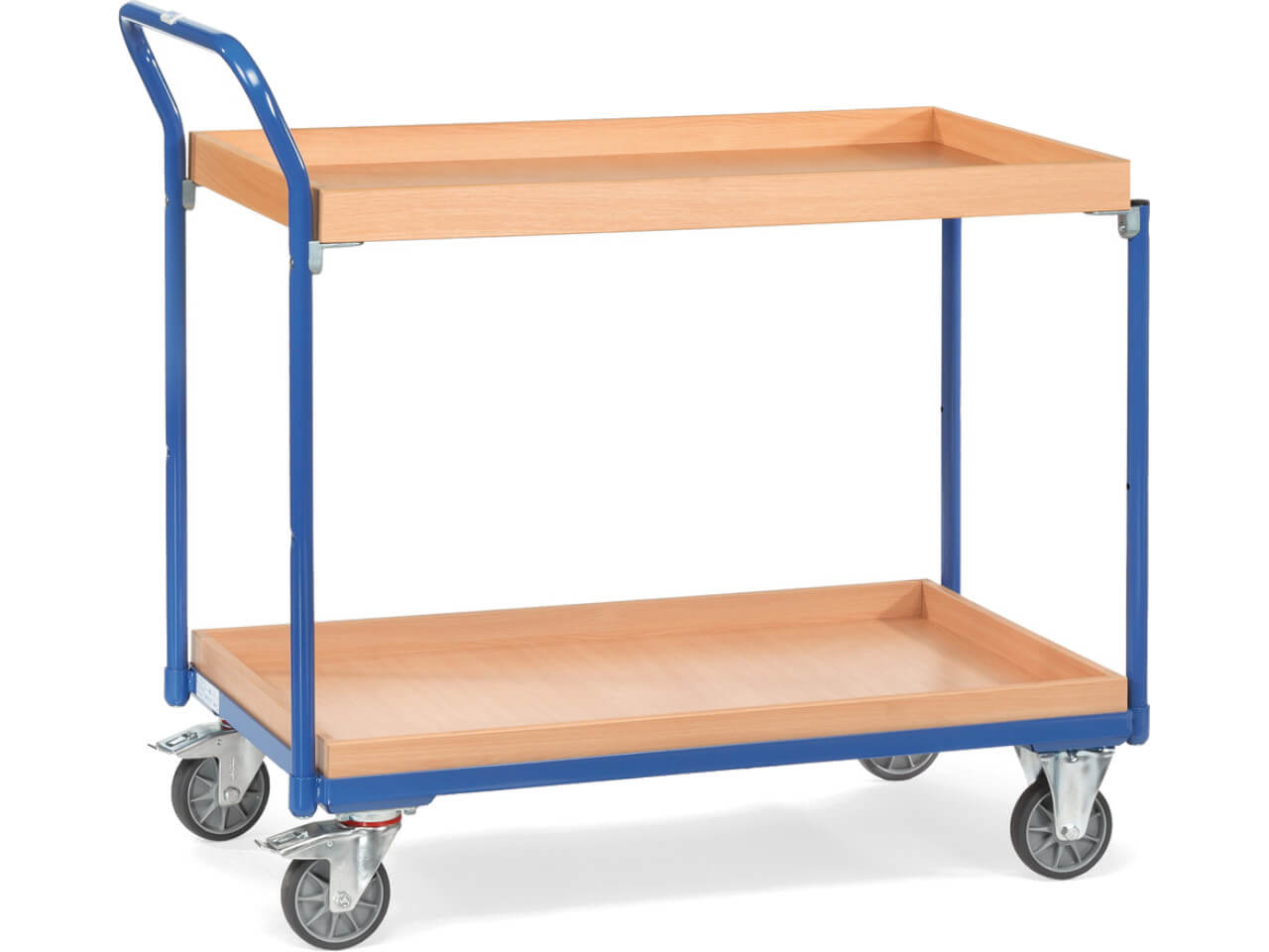 fetra 3760 tischwagen 2 etagen mit jeweils einen 45 mm hohen rand