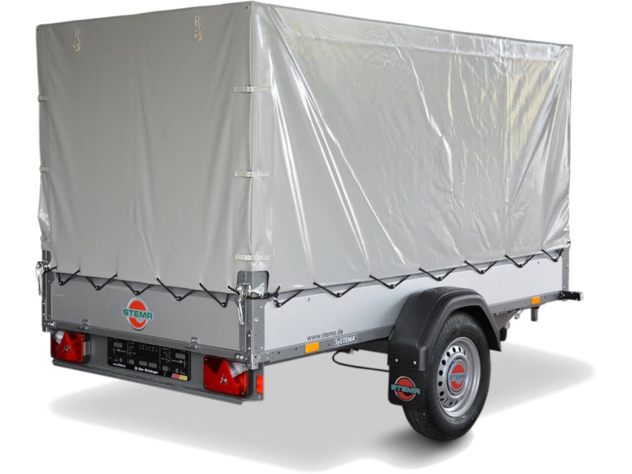 planenanhaenger systema light tieflader von stema