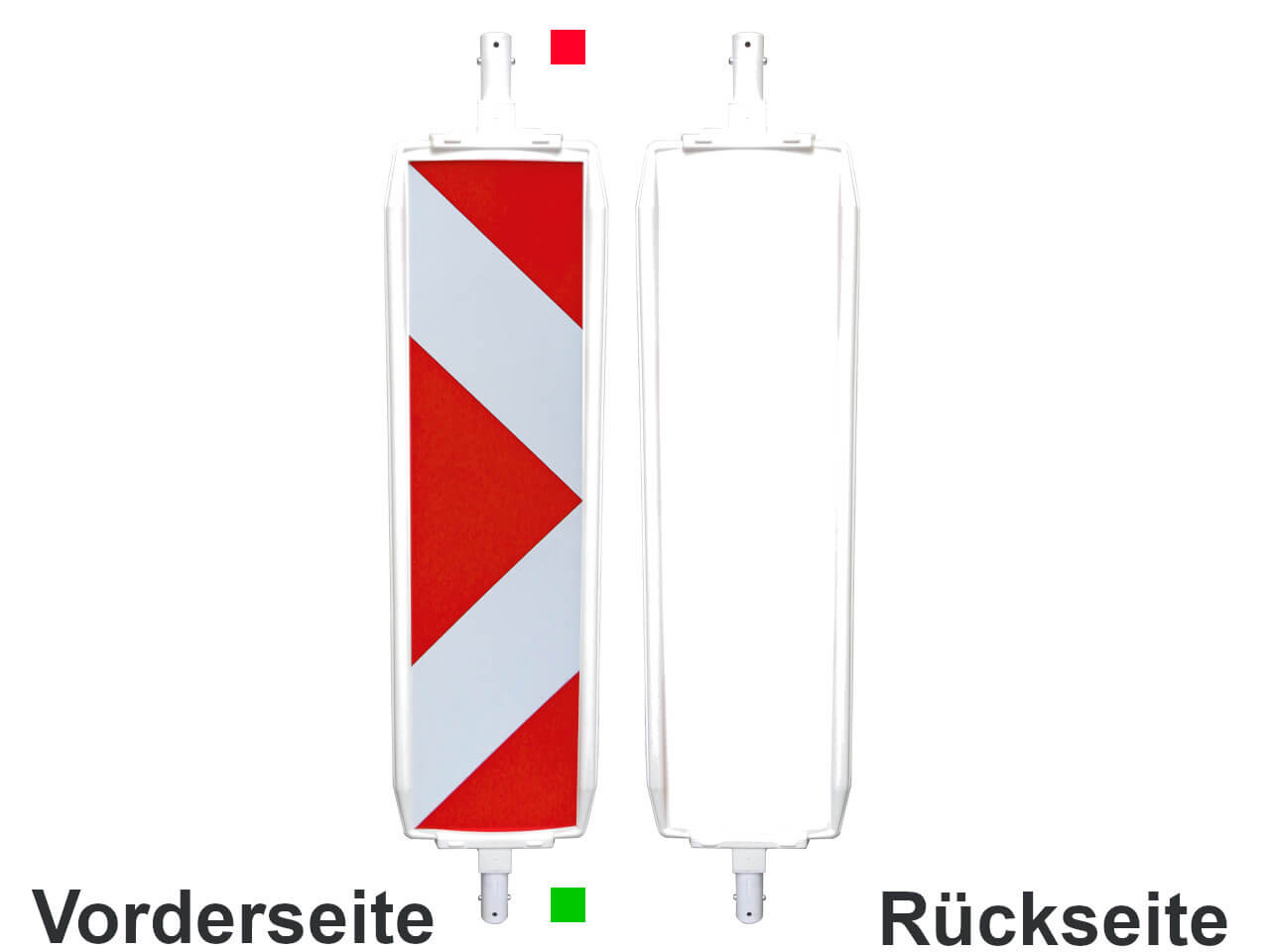 einseitig beklebte schake leitbake 36noxpe rechts- oder linksweisend