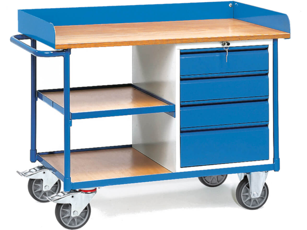 2437 fetra werkstattwagen mit 4 schubladen