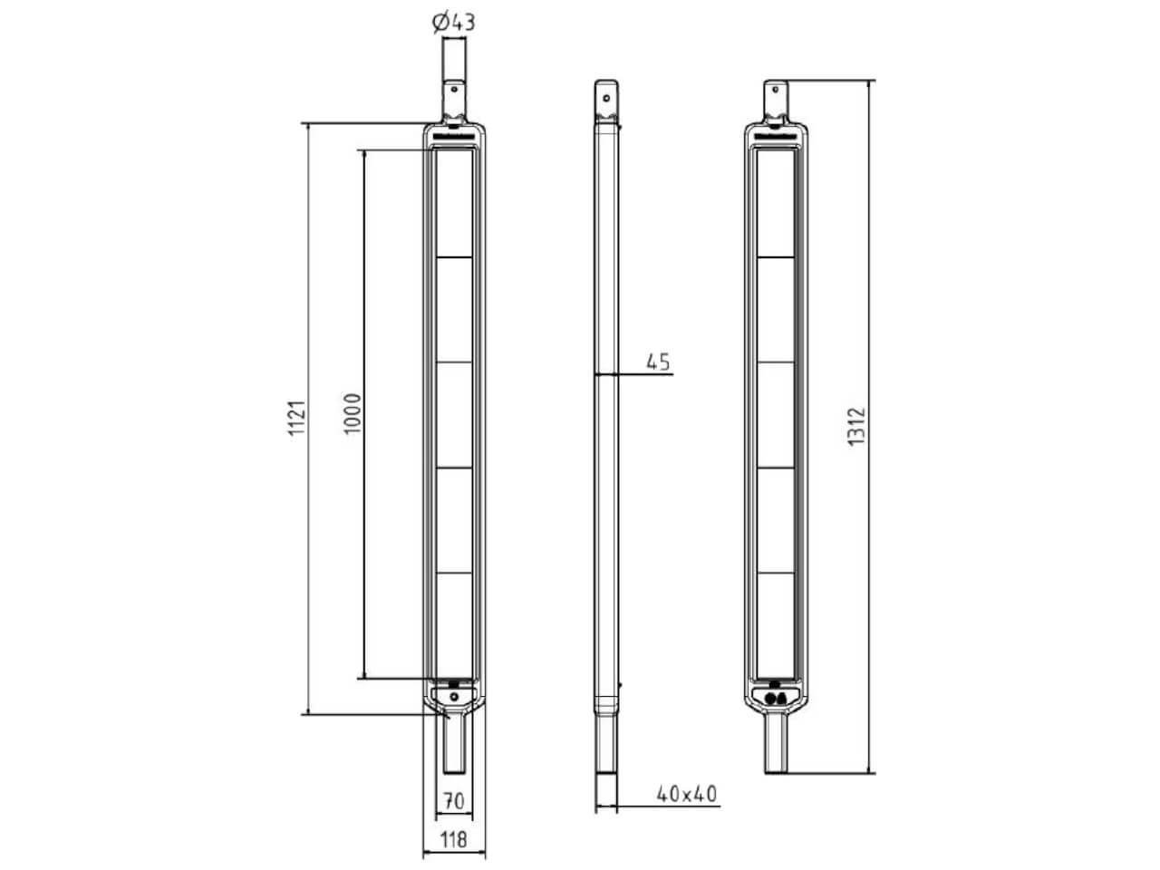 geblockte leitbake typ be von schake aus deutschland