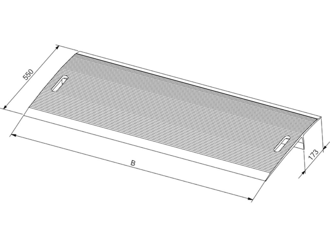 technische skizze der hfb 55 ueberladebruecke von altec