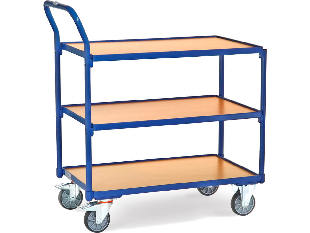 leichter 3-etagen-tischwagen 2750 mit hochstehenden schiebebuegel
