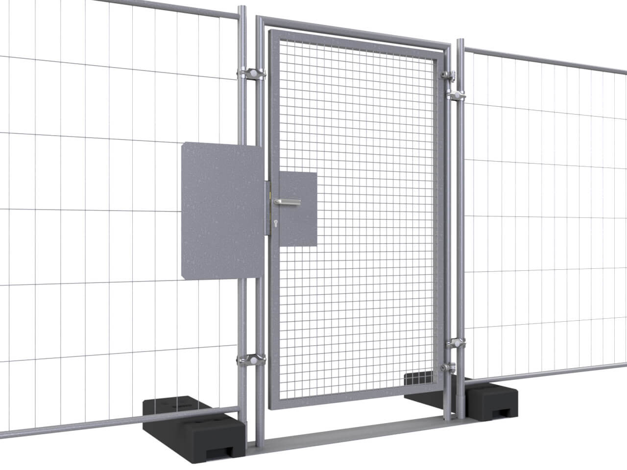 schake mobilzaun fluchttuer modul 3b36ft