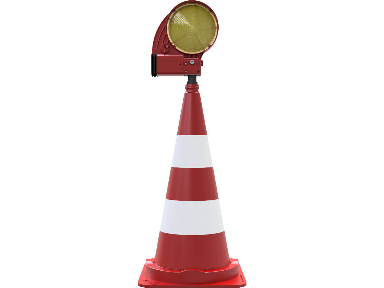 LED-Leitkegel Warnleuchte - Aufsatz Für Verkehrsleitkegel Mit Blinklicht